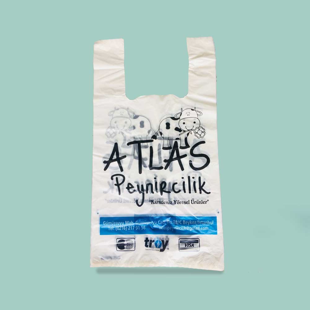 baskılı atlet poşet